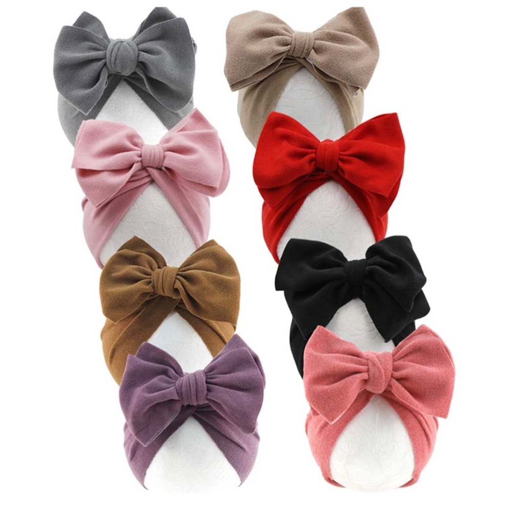 Baby girl headwraps with bows